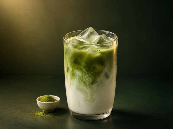 Ly iced matcha latte